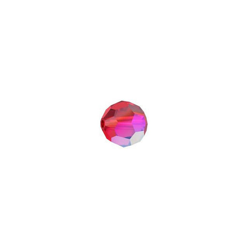 PRESTIGE Crystal, #5000 Round Bead 4mm, Light Siam AB (1 Piece)