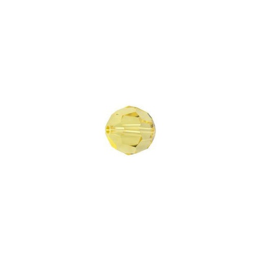 PRESTIGE Crystal, #5000 Round Bead 4mm, Light Topaz (1 Piece)