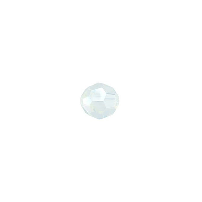 PRESTIGE Crystal, #5000 Round Bead 4mm, White Opal Shimmer (1 Piece)