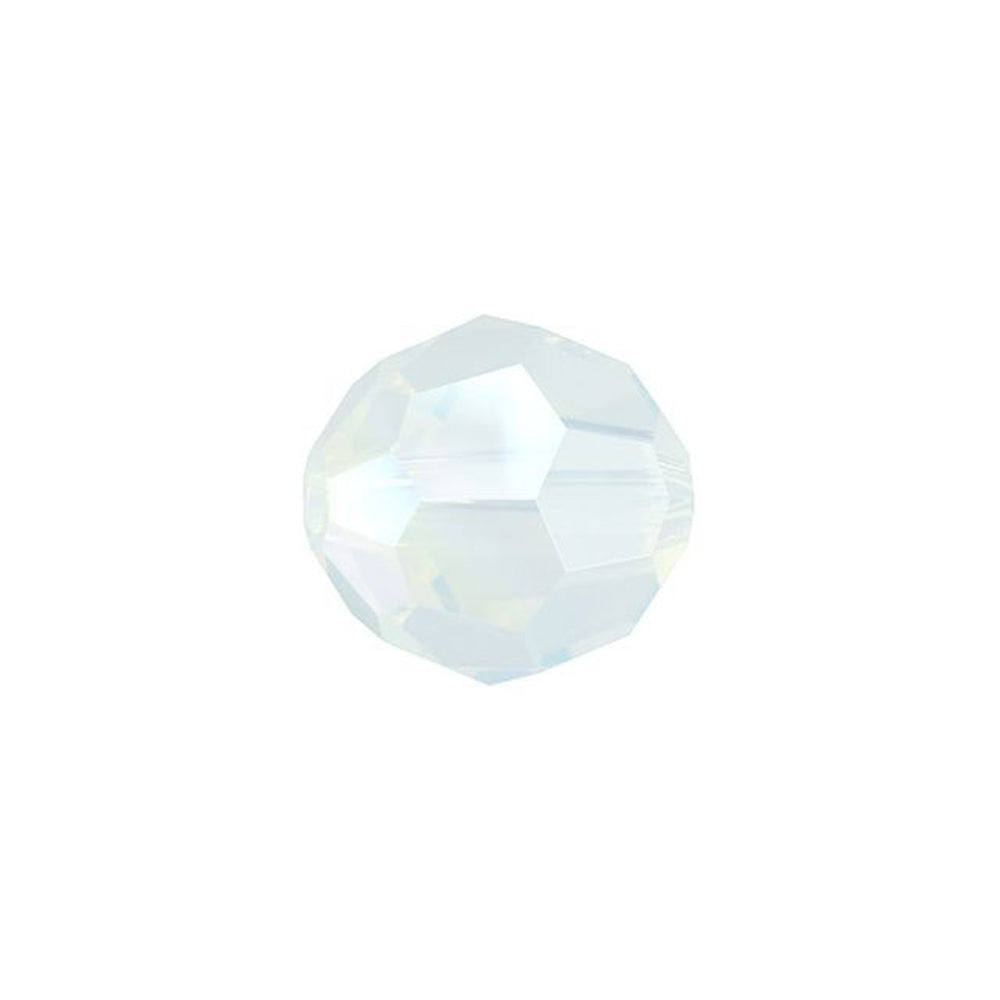 PRESTIGE Crystal, #5000 Round Bead 8mm, White Opal Shimmer (1 Piece)