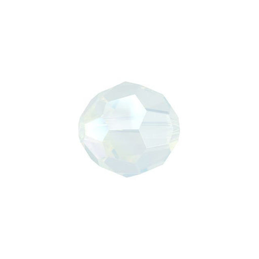 PRESTIGE Crystal, #5000 Round Bead 8mm, White Opal Shimmer (1 Piece)