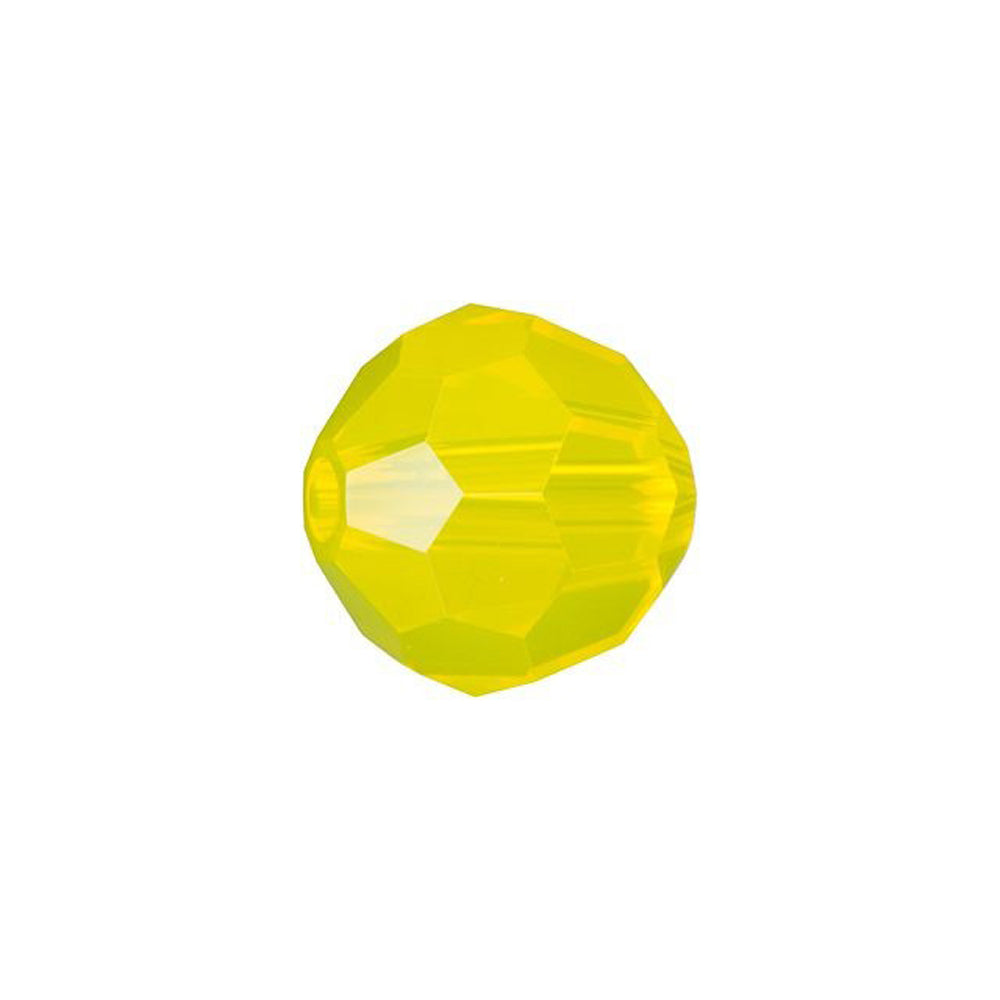 PRESTIGE Crystal, #5000 Round Bead 8mm, Yellow Opal (1 Piece)
