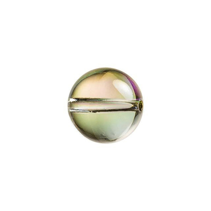 PRESTIGE Crystal, #5028 Round Globe Bead 6mm, Luminous Green (1 Piece)