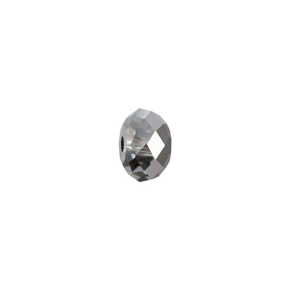 PRESTIGE Crystal, #5040 Briolette Bead 8mm, Crystal Silver Night (1 Piece)
