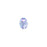 PRESTIGE Crystal, #5040 Briolette Bead 8mm, Light Sapphire Shimmer 2X (1 Piece)