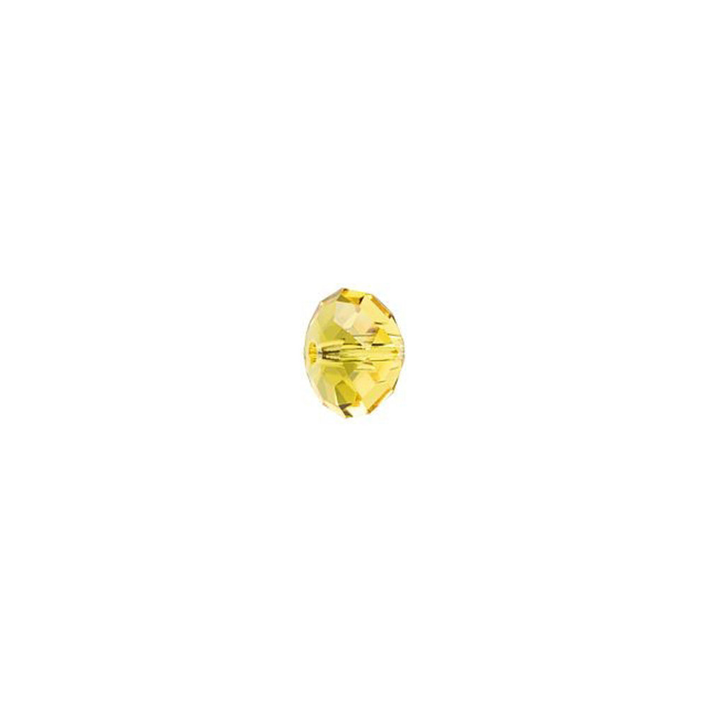 PRESTIGE Crystal, #5040 Briolette Bead 6mm, Light Topaz (1 Piece)