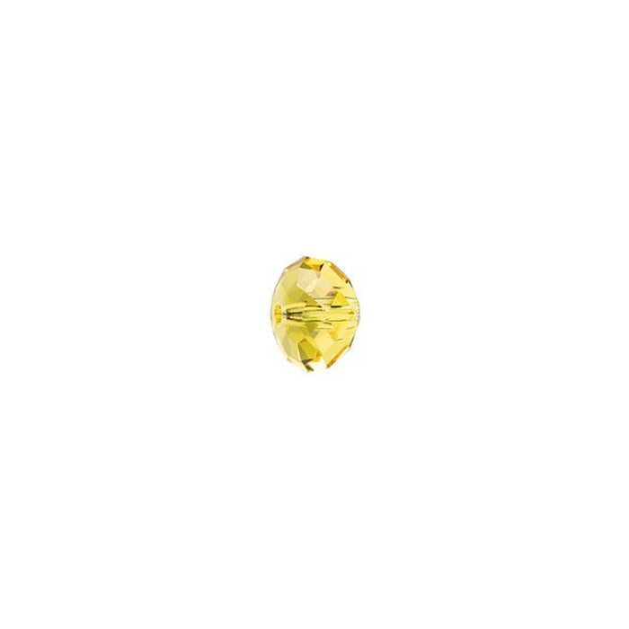 PRESTIGE Crystal, #5040 Briolette Bead 6mm, Light Topaz (1 Piece)