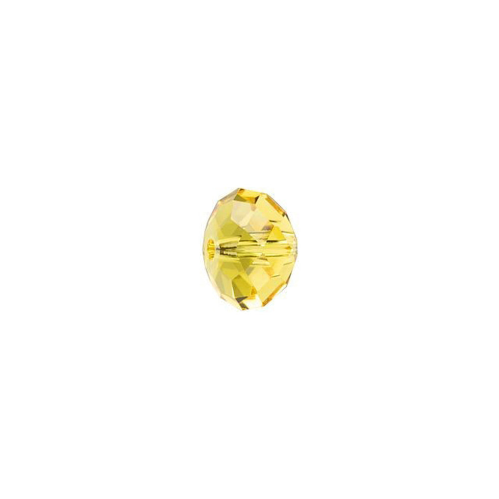 PRESTIGE Crystal, #5040 Briolette Bead 8mm, Light Topaz (1 Piece)