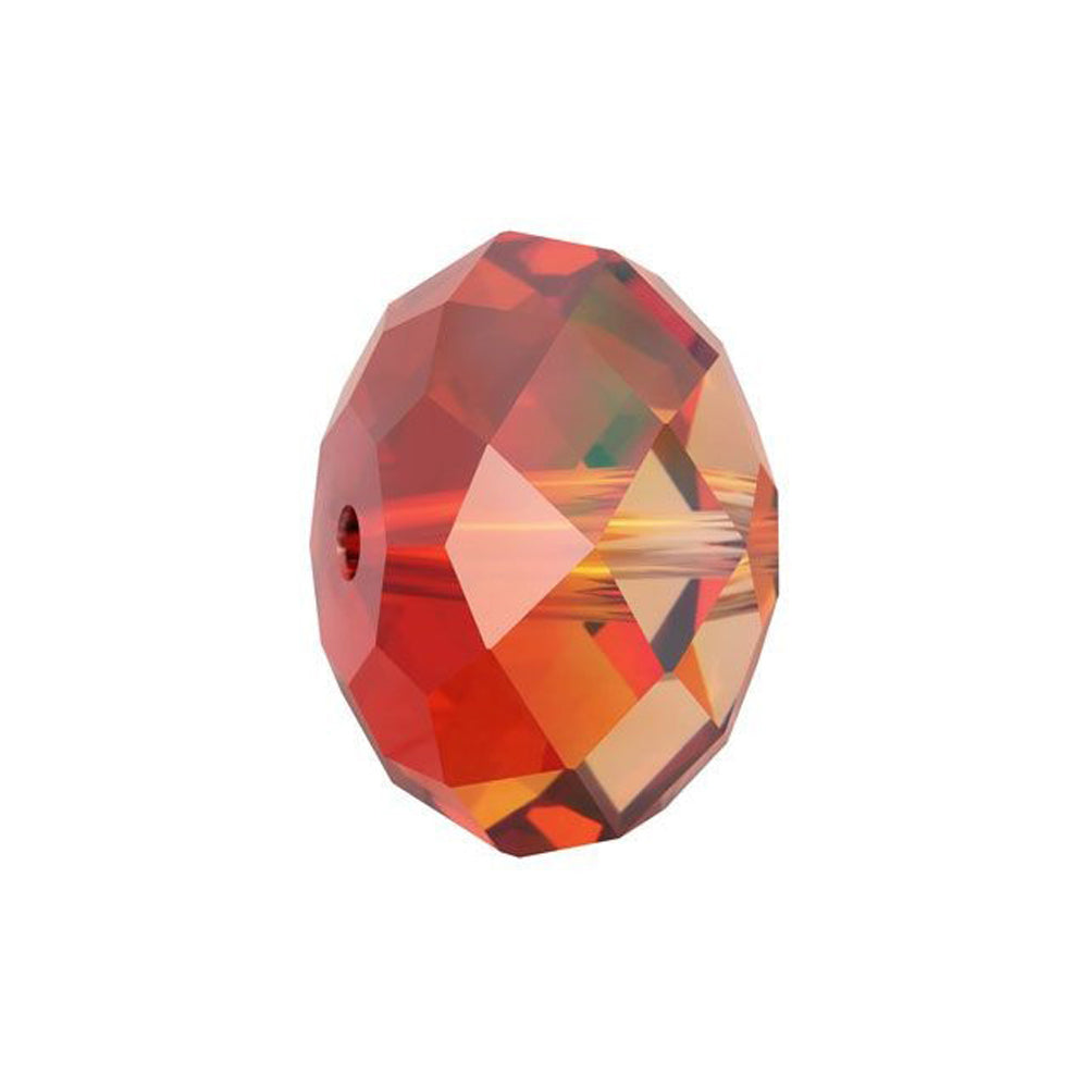 PRESTIGE Crystal, #5040 Briolette Bead 18mm, Red Magma (1 Piece)