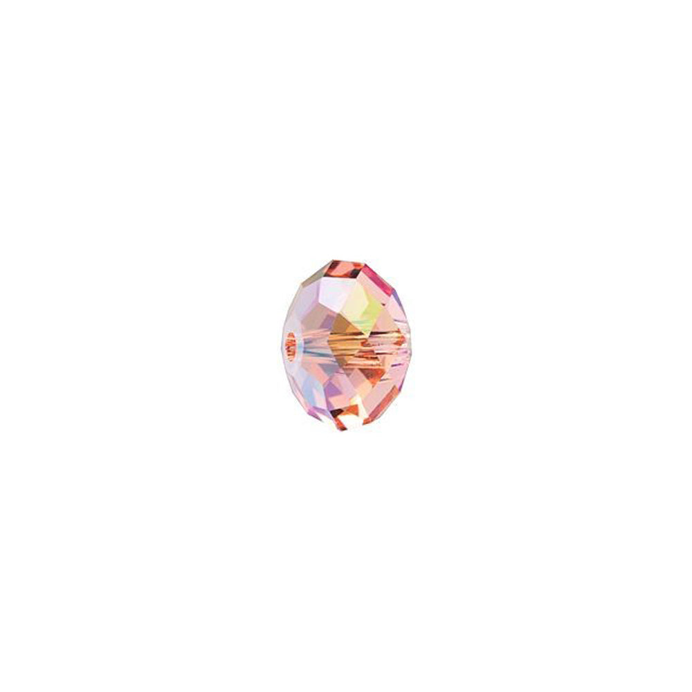 PRESTIGE Crystal, #5040 Briolette Bead 8mm, Peach Shimmer 2X (1 Piece)