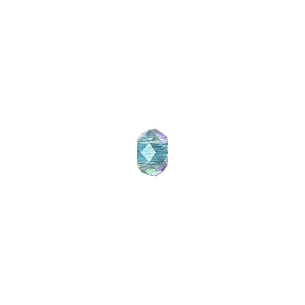 PRESTIGE Crystal, #5042 Briolette XL Hole Bead 6mm, Aqua Shimmer 2X (1 Piece)