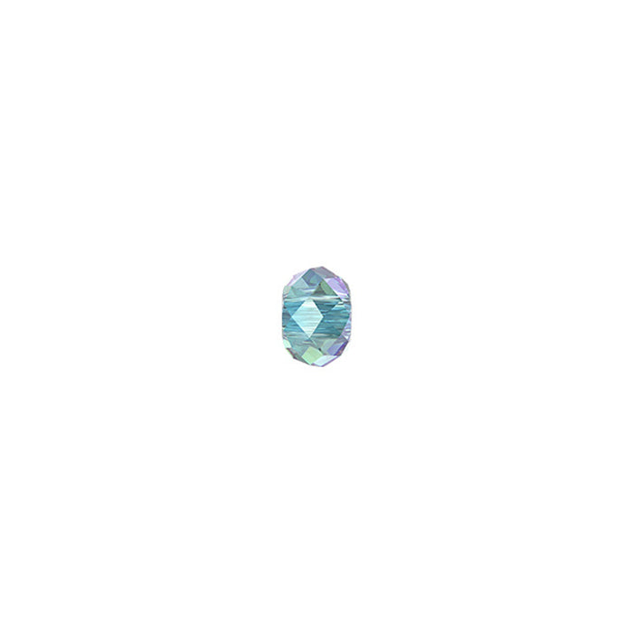 PRESTIGE Crystal, #5042 Briolette XL Hole Bead 8mm, Aqua Shimmer 2X (1 Piece)