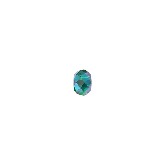 PRESTIGE Crystal, #5042 Briolette XL Hole Bead 8mm, Emerald Shimmer 2X (1 Piece)