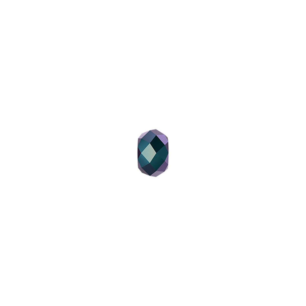 PRESTIGE Crystal, #5042 Briolette XL Hole Bead 6mm, Jet Shimmer 2X (1 Piece)