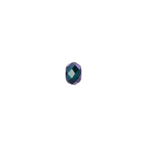 PRESTIGE Crystal, #5042 Briolette XL Hole Bead 8mm, Jet Shimmer 2X (1 Piece)