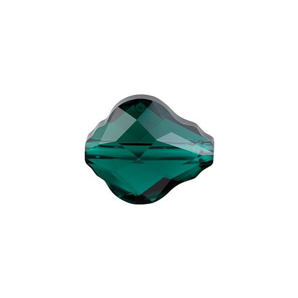 PRESTIGE Crystal, #5058 Baroque Bead 10mm, Emerald (1 Piece)