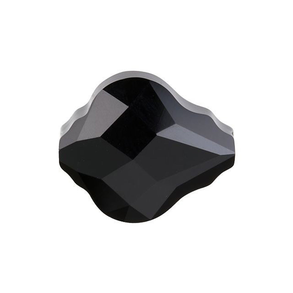 PRESTIGE Crystal, #5058 Baroque Bead 14mm, Jet (1 Piece)