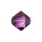 PRESTIGE Crystal, #5328 Bicone Bead 10mm, Amethyst Blend (1 Piece)