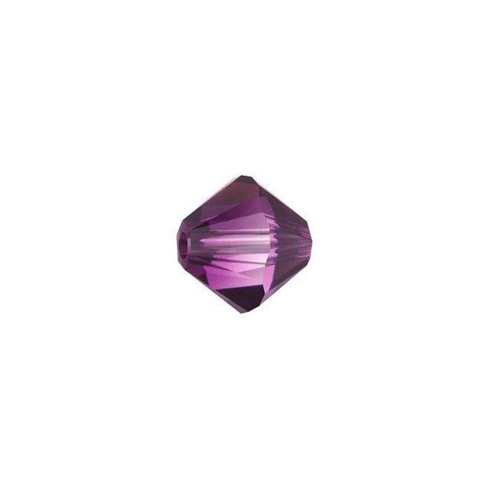PRESTIGE Crystal, #5328 Bicone Bead 6mm, Amethyst Blend (1 Piece)