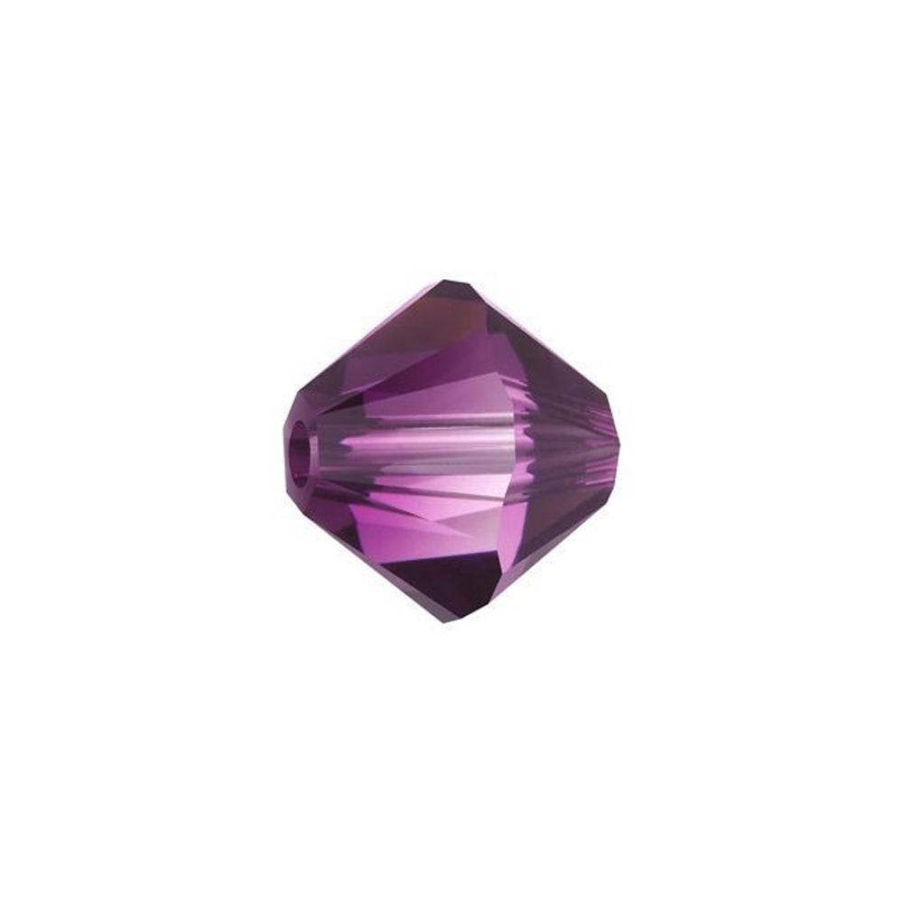 PRESTIGE Crystal, #5328 Bicone Bead 8mm, Amethyst Blend (1 Piece)