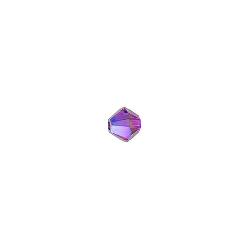PRESTIGE Crystal, #5328 Bicone Bead 3mm, Amethyst Shimmer 2X (1 Piece)