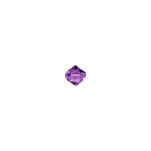 PRESTIGE Crystal, #5328 Bicone Bead 3mm, Amethyst (1 Piece)