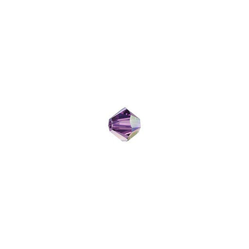 PRESTIGE Crystal, #5328 Bicone Bead 3mm, Amethyst AB (1 Piece)