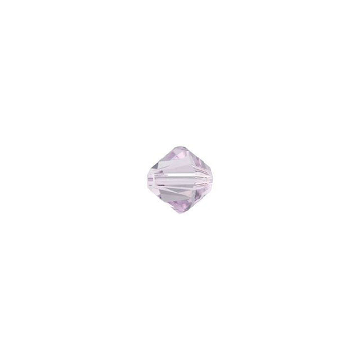PRESTIGE Crystal, #5328 Bicone Bead 4mm, Light Amethyst (1 Piece)