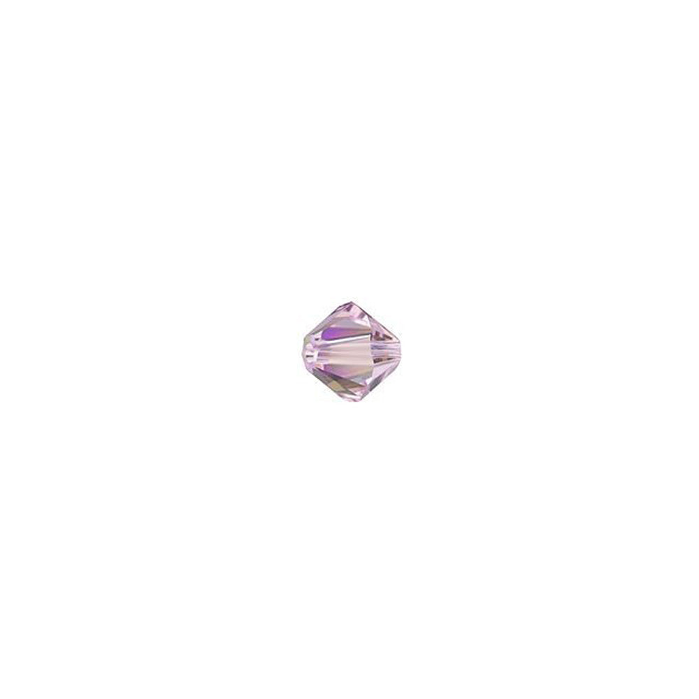 PRESTIGE Crystal, #5328 Bicone Bead 3mm, Light Amethyst Shimmer (1 Piece)