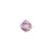 PRESTIGE Crystal, #5328 Bicone Bead 5mm, Light Amethyst Shimmer (1 Piece)