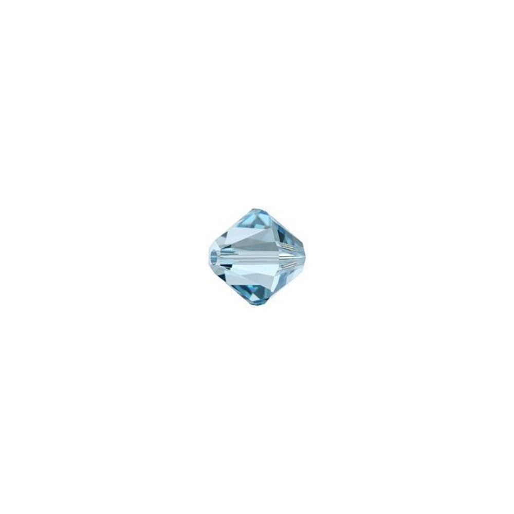 PRESTIGE Crystal, #5328 Bicone Bead 4mm, Aquamarine (1 Piece)