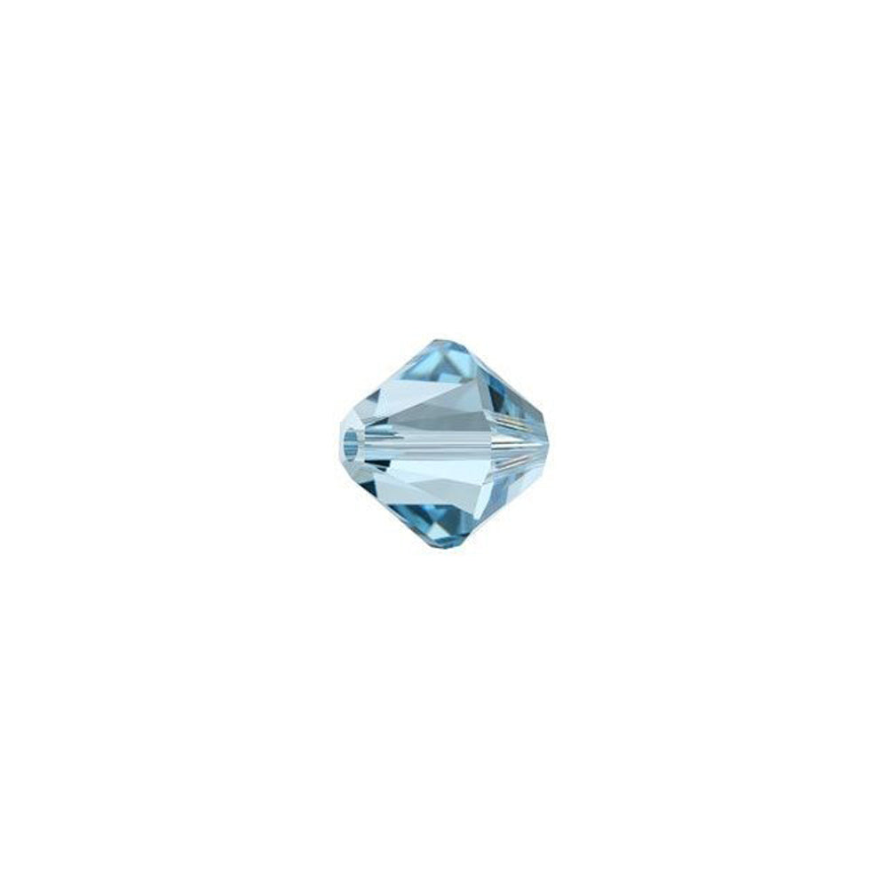 PRESTIGE Crystal, #5328 Bicone Bead 5mm, Aquamarine (1 Piece)