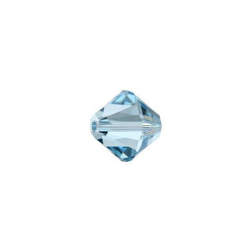 PRESTIGE Crystal, #5328 Bicone Bead 6mm, Aquamarine (1 Piece)