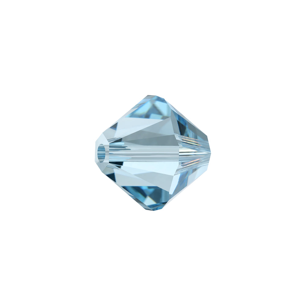 PRESTIGE Crystal, #5328 Bicone Bead 8mm, Aquamarine (1 Piece)