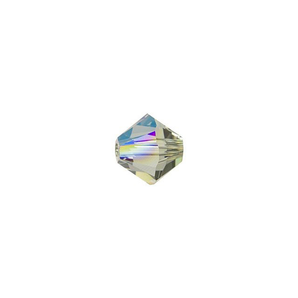 PRESTIGE Crystal, #5328 Bicone Bead 5mm, Black Diamond Shimmer (1 Piece)