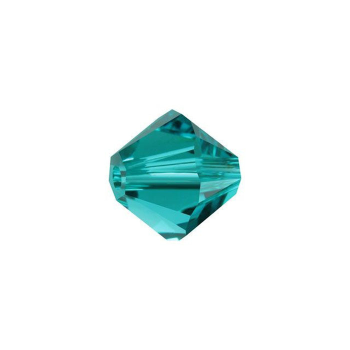 PRESTIGE Crystal, #5328 Bicone Bead 8mm, Blue Zircon (1 Piece)