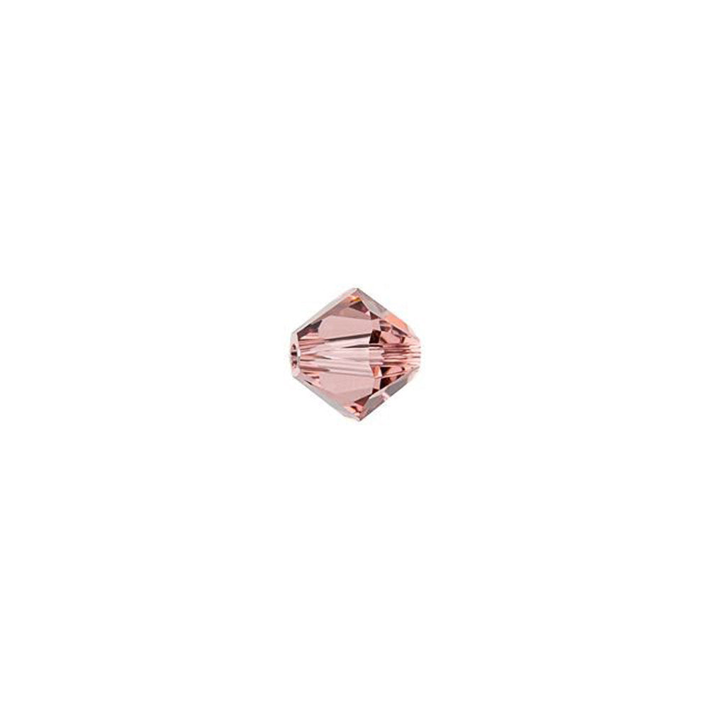 PRESTIGE Crystal, #5328 Bicone Bead 4mm, Blush Rose (1 Piece)