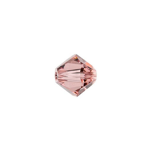 PRESTIGE Crystal, #5328 Bicone Bead 6mm, Blush Rose (1 Piece)