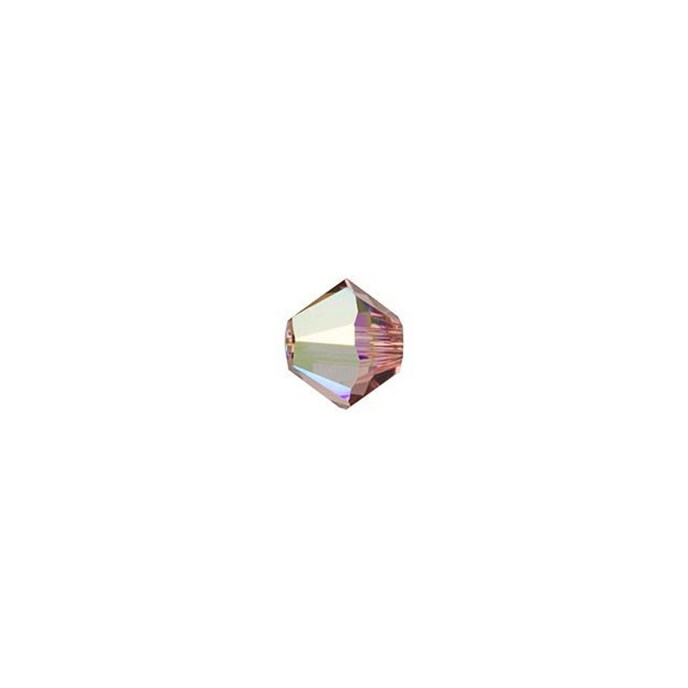 PRESTIGE Crystal, #5328 Bicone Bead 4mm, Blush Rose AB (1 Piece)
