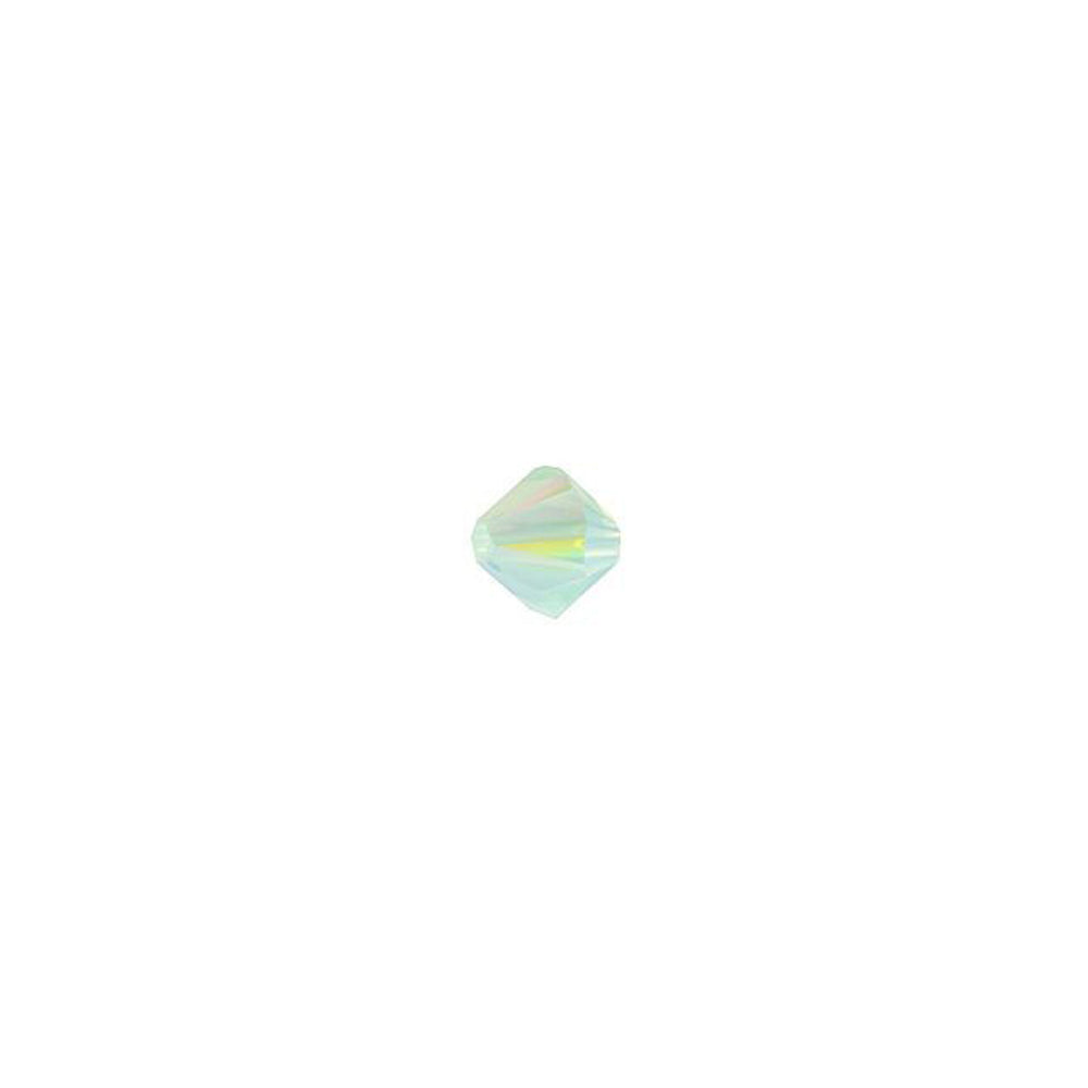 PRESTIGE Crystal, #5328 Bicone Bead 3mm, Chrysolite Opal Shimmer (1 Piece)