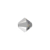 PRESTIGE Crystal, #5328 Bicone Bead 6mm, Crystal Light Chrome (1 Piece)