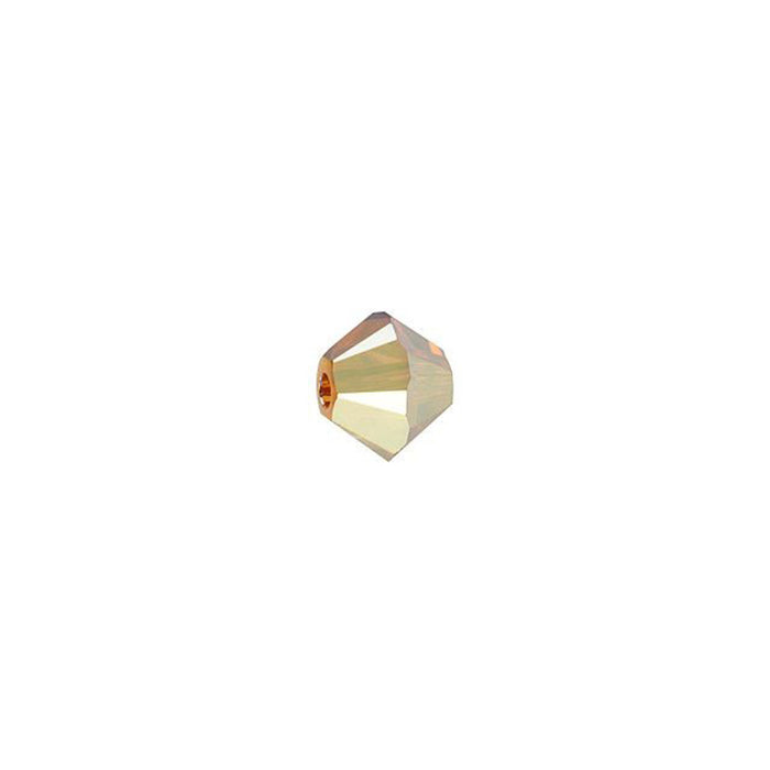 PRESTIGE Crystal, #5328 Bicone Bead 4mm, Metallic Sunshine 2X (1 Piece)