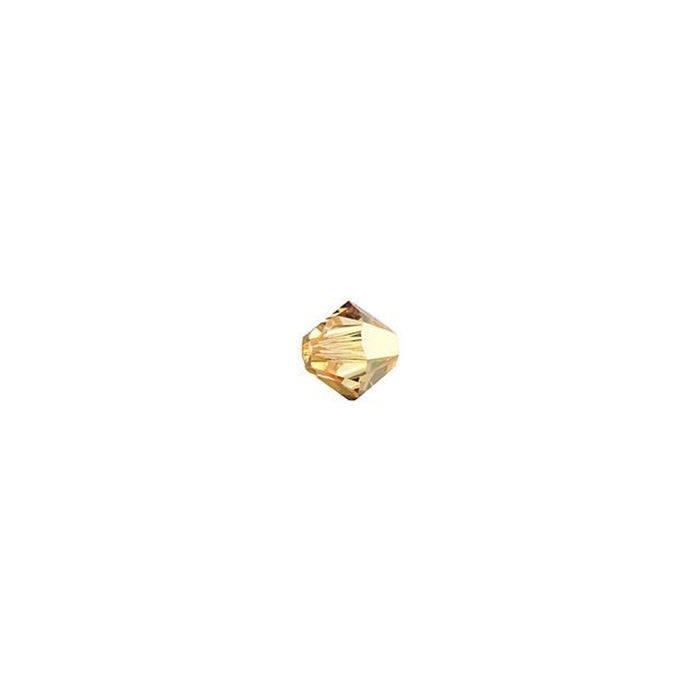 PRESTIGE Crystal, #5328 Bicone Bead 3mm, Metallic Sunshine (1 Piece)