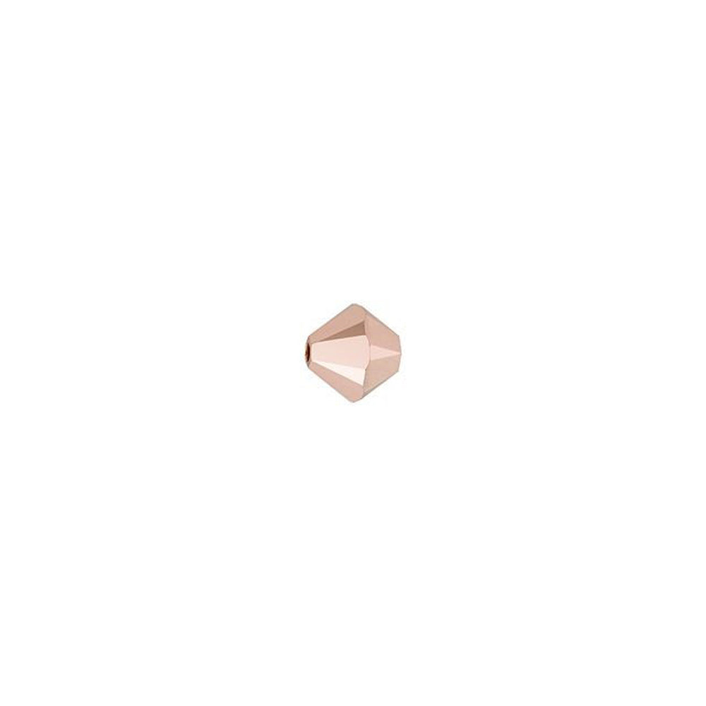 PRESTIGE Crystal, #5328 Bicone Bead 3mm, Rose Gold 2X (1 Piece)