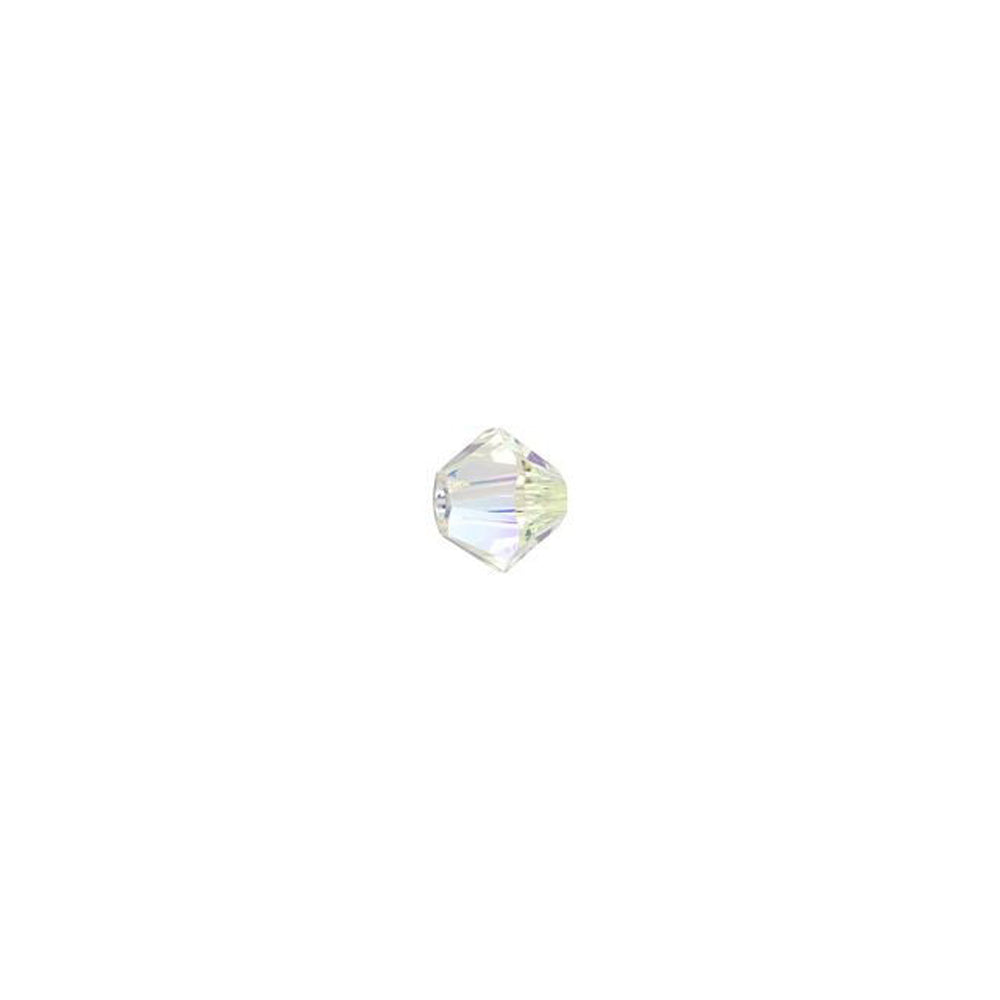PRESTIGE Crystal, #5328 Bicone Bead 3mm, Crystal Shimmer 2X (1 Piece)