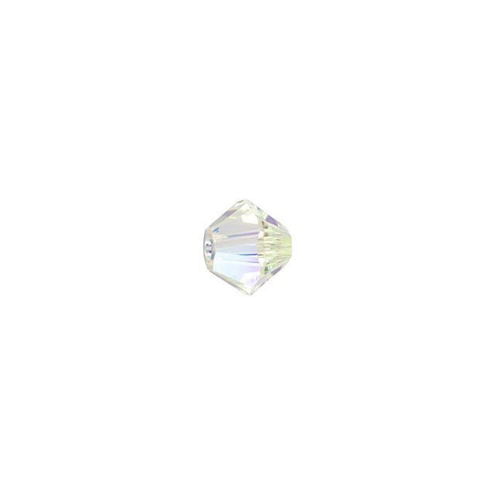 PRESTIGE Crystal, #5328 Bicone Bead 4mm, Crystal Shimmer 2X (1 Piece)