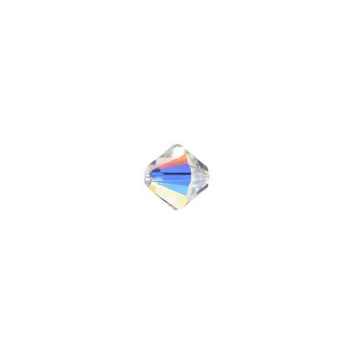 PRESTIGE Crystal, #5328 Bicone Bead 4mm, Crystal AB (1 Piece)