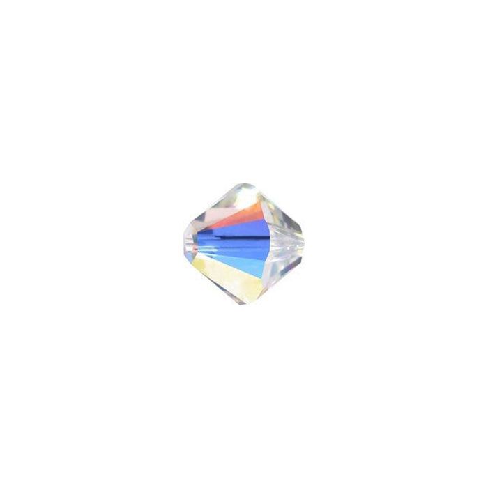 PRESTIGE Crystal, #5328 Bicone Bead 5mm, Crystal AB (1 Piece)