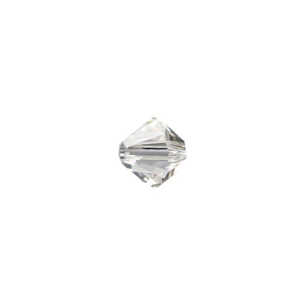 PRESTIGE Crystal, #5328 Bicone Bead 5mm, Crystal Silver Shade (1 Piece)