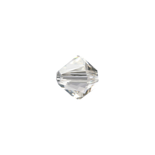 PRESTIGE Crystal, #5328 Bicone Bead 6mm, Crystal Silver Shade (1 Piece)